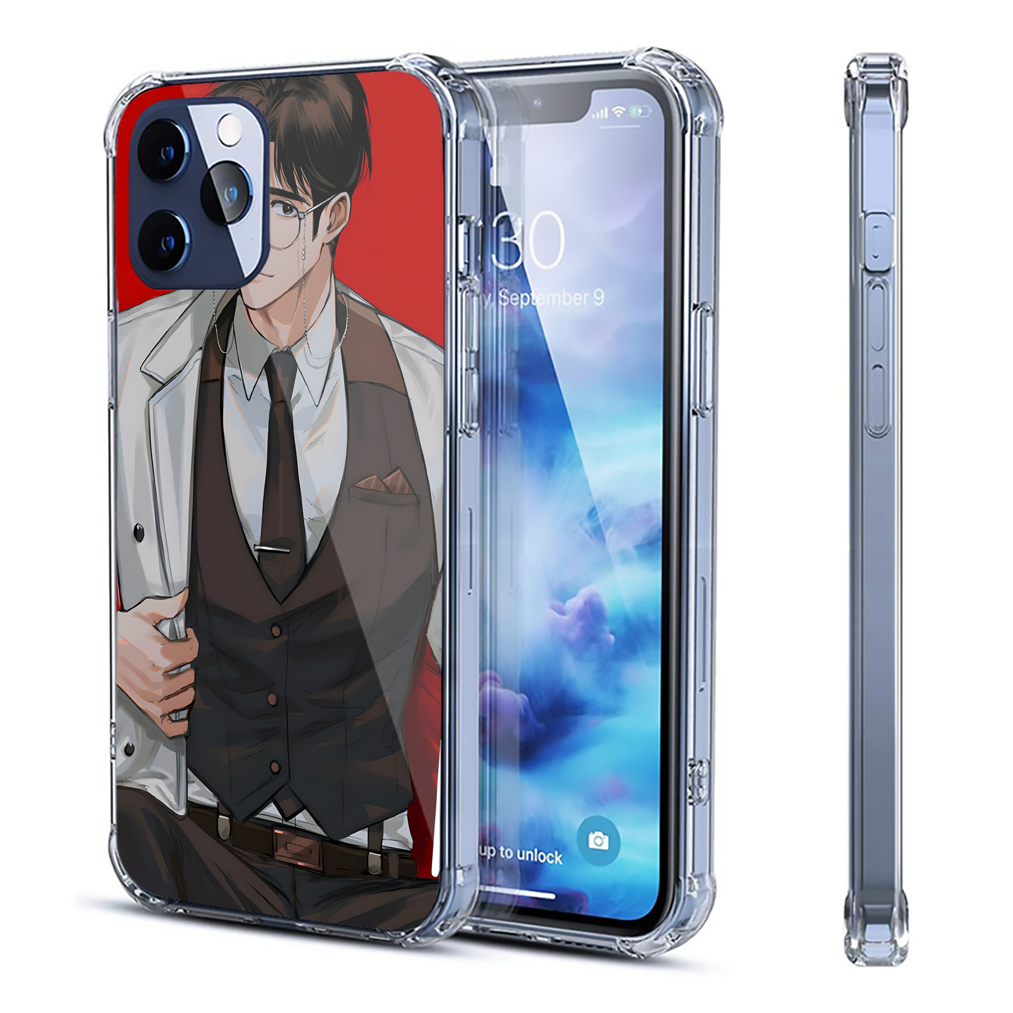 （画像用） SLAM DUNK／スラムダンク 【iPhone 12シリーズ対応】透明スマホケース（クリアソフトケース）